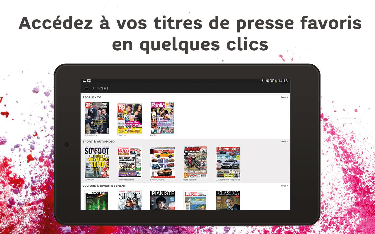 Publicité pour SFR Presse Publicité pour SFR Presse