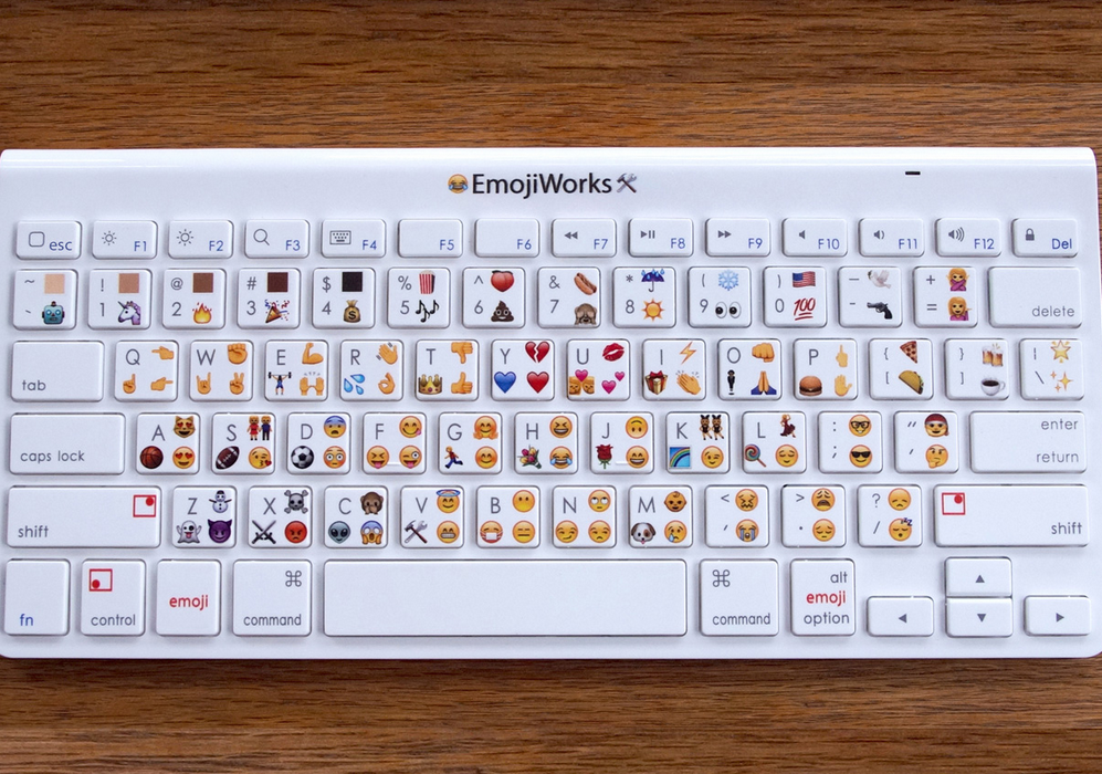 Clavier composé avec des emojis Clavier composé avec des emojis