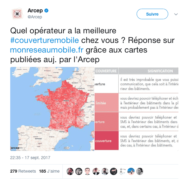 Monreseaumobile.fr, nouvel outil de l'ARCEP