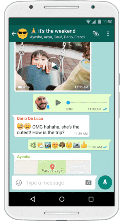 Whatsapp est une application mobile de messagerie instantanée