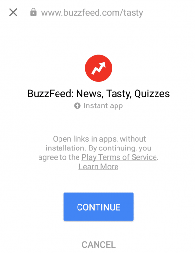 Comment utiliser Instant Apps