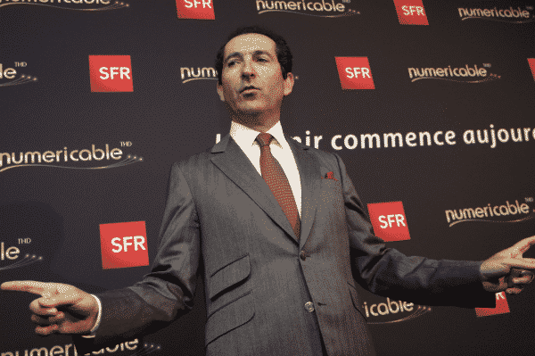 Patrick Drahi parlant au nom de la société Altice.