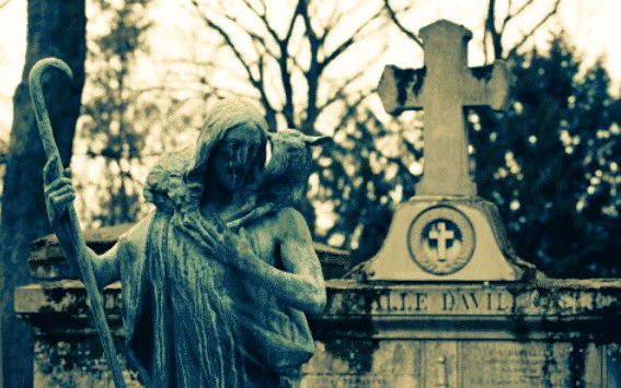 Un cimetière, là où se trouvent les abonnés SFR.