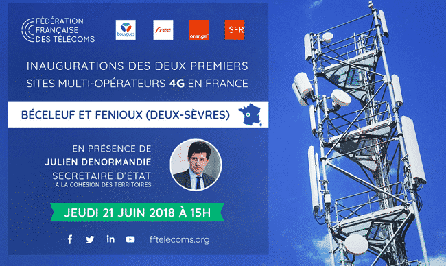 affiche inauguration 4G Deux-Sèvres
