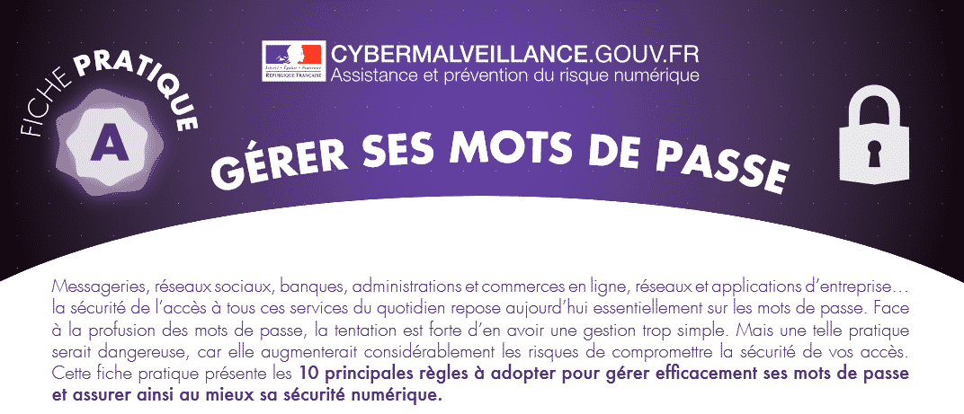 Brochure gouvernement cybersécurité