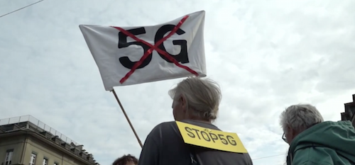 Le mouvement stop 5G veut que faire interdire le réseau sur le territoire Suisse