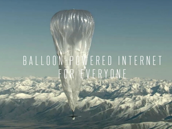 Le projet Loon de Google pour desservir le monde en 4G