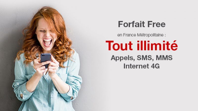 Free propose des vrais forfaits illimités en 4G